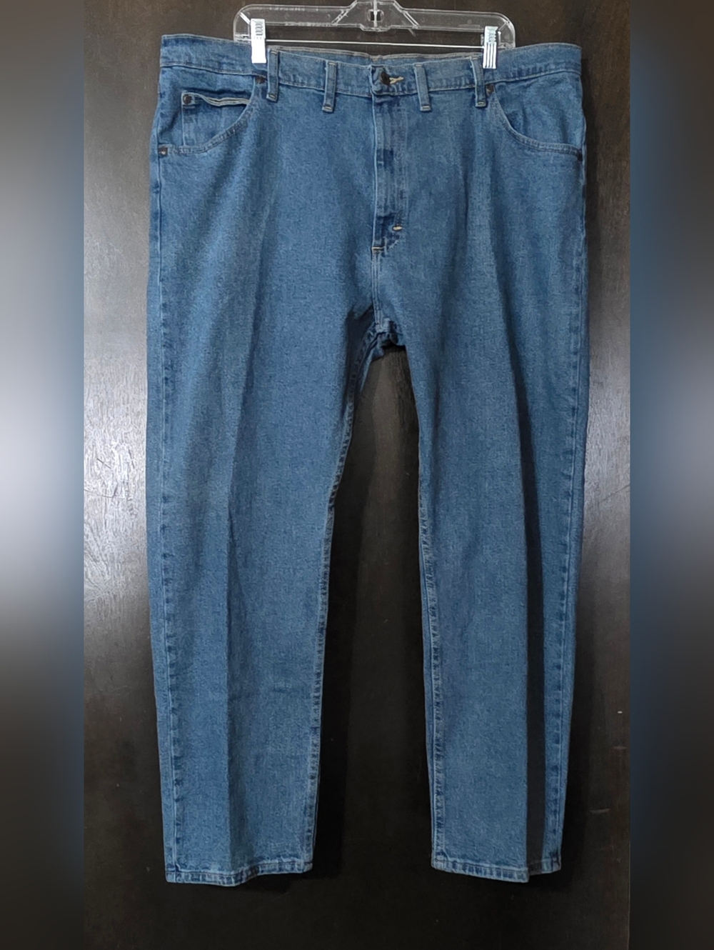 🔢2For$12 Wrangler Blue Relaxed Fit Jeans Mens Size 44x30